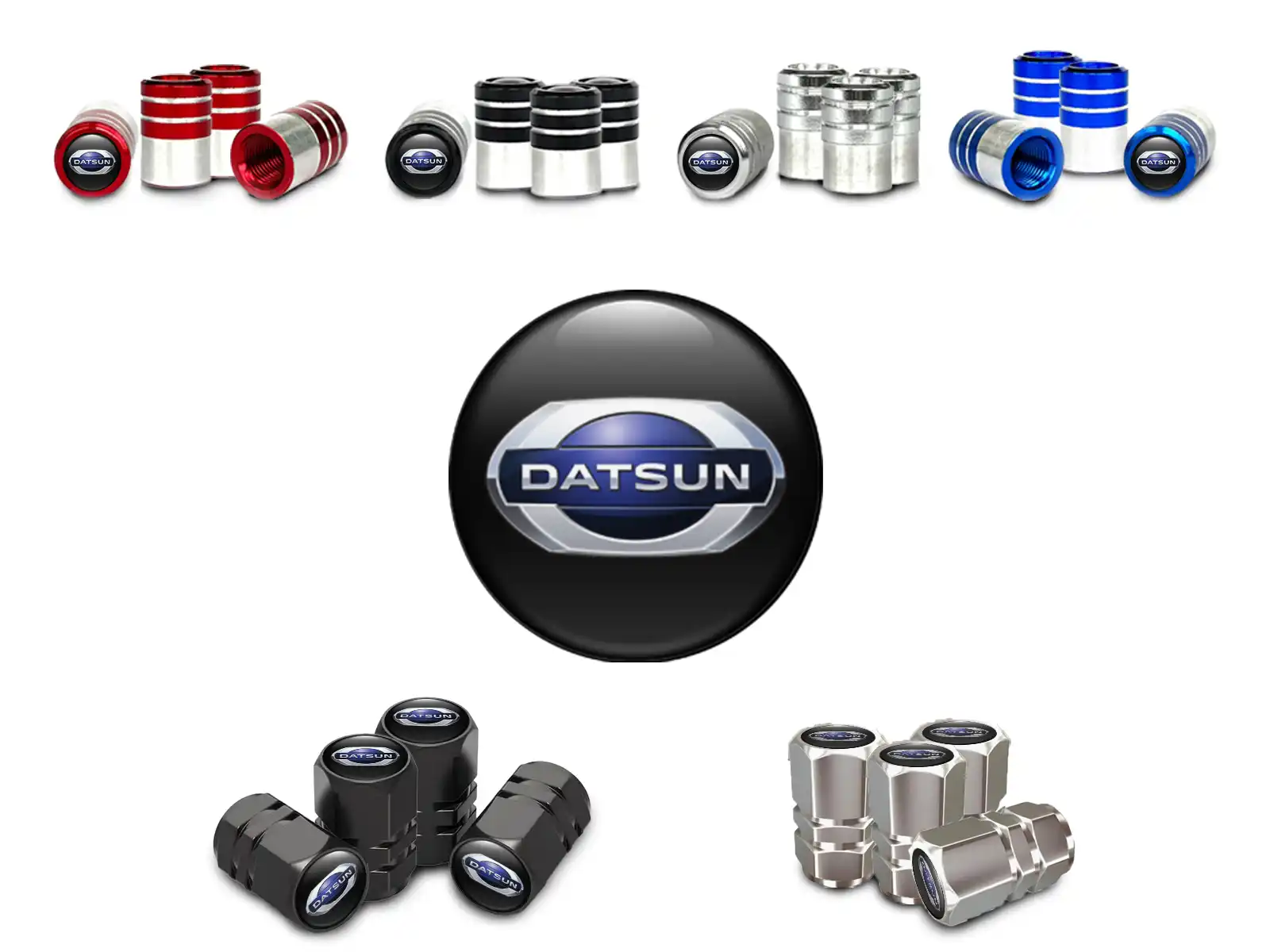 Datsun Caps Tige Valve Pneus Vélos Minimal